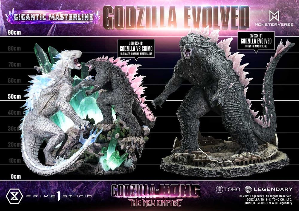 Godzilla x Kong: The New Empire (Film) Gigantic Masterline Series Statue Godzilla Evolved Bonus Ver. 93 cm  - Preorder - ETA: 27.12.2027