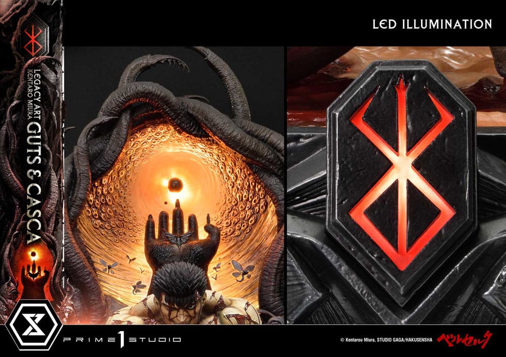 Berserk Ultimate Legacy Art Kentaro Miura Statue 1/4 Guts & Casca 72 cm - Preorder - ETA: 19.09.2026