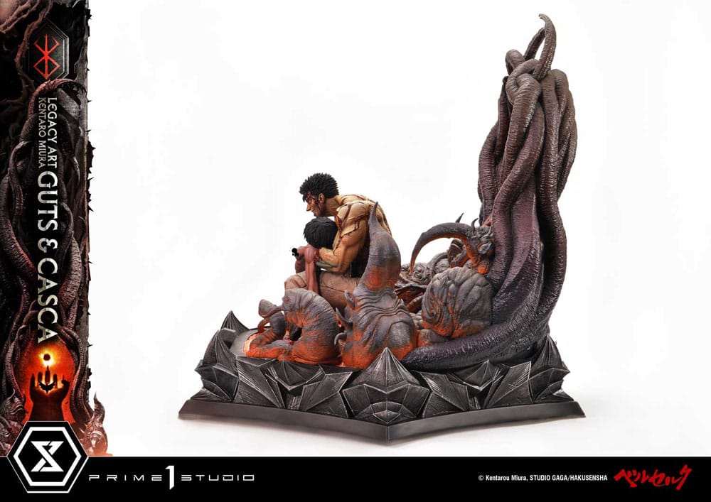 Berserk Ultimate Legacy Art Kentaro Miura Statue 1/4 Guts & Casca 72 cm - Preorder - ETA: 19.09.2026