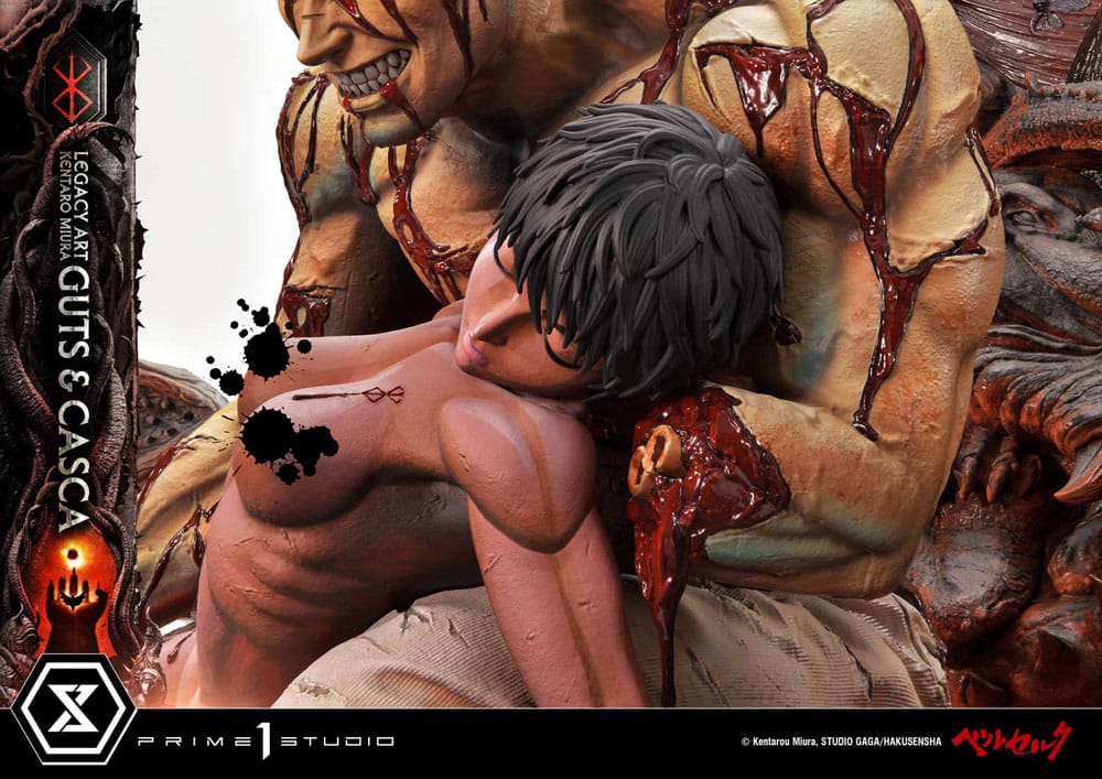 Berserk Ultimate Legacy Art Kentaro Miura Statue 1/4 Guts & Casca 72 cm - Preorder - ETA: 19.09.2026