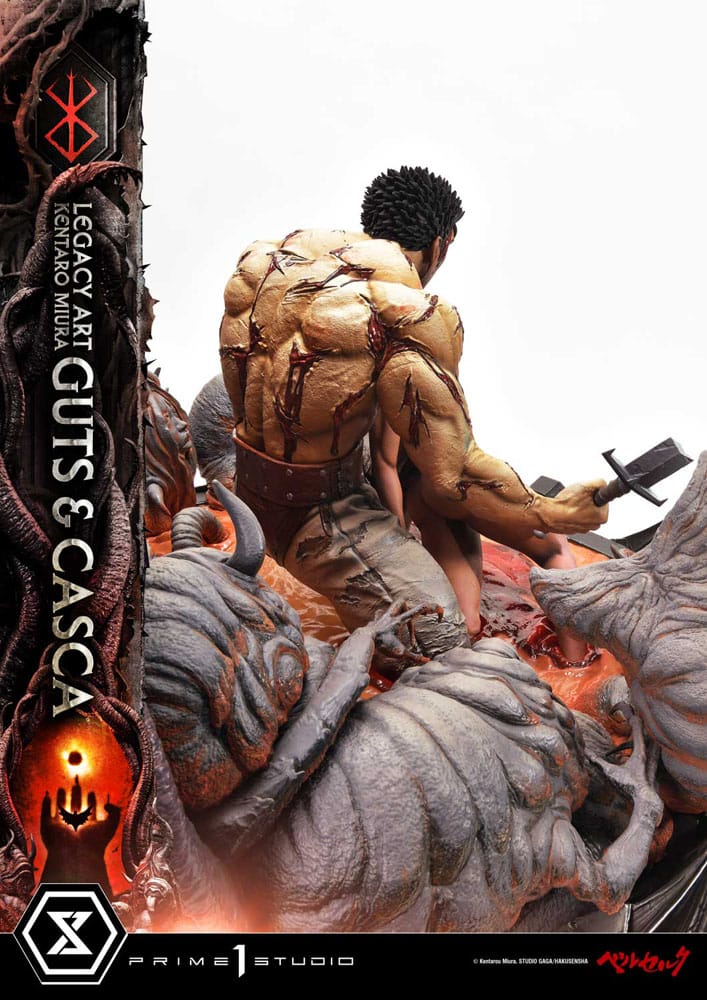 Berserk Ultimate Legacy Art Kentaro Miura Statue 1/4 Guts & Casca 72 cm - Preorder - ETA: 19.09.2026