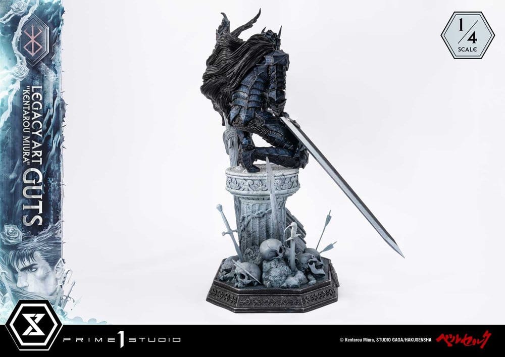 Berserk Legacy Art "Kentarou Miura" Statue 1/4 Guts 74 cm - Preorder - ETA: 25.07.2028