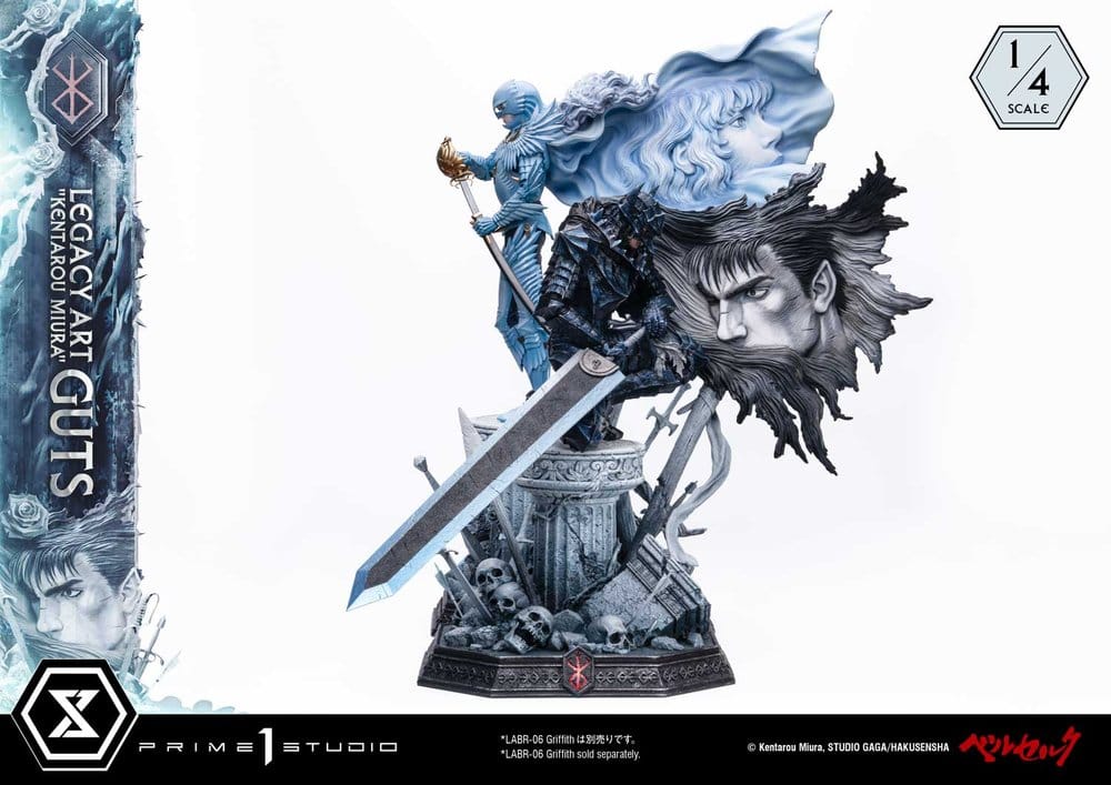 Berserk Legacy Art "Kentarou Miura" Statue 1/4 Guts 74 cm - Preorder - ETA: 25.07.2028
