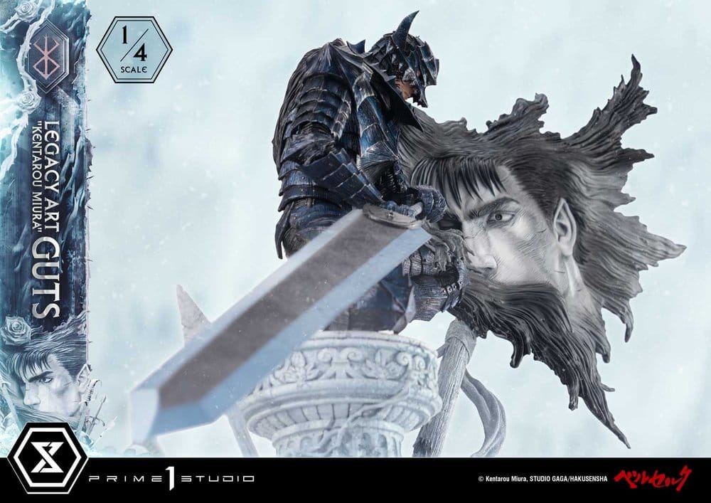 Berserk Legacy Art "Kentarou Miura" Statue 1/4 Guts 74 cm - Preorder - ETA: 25.07.2028