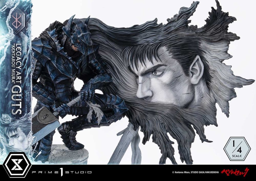 Berserk Legacy Art "Kentarou Miura" Statue 1/4 Guts 74 cm - Preorder - ETA: 25.07.2028