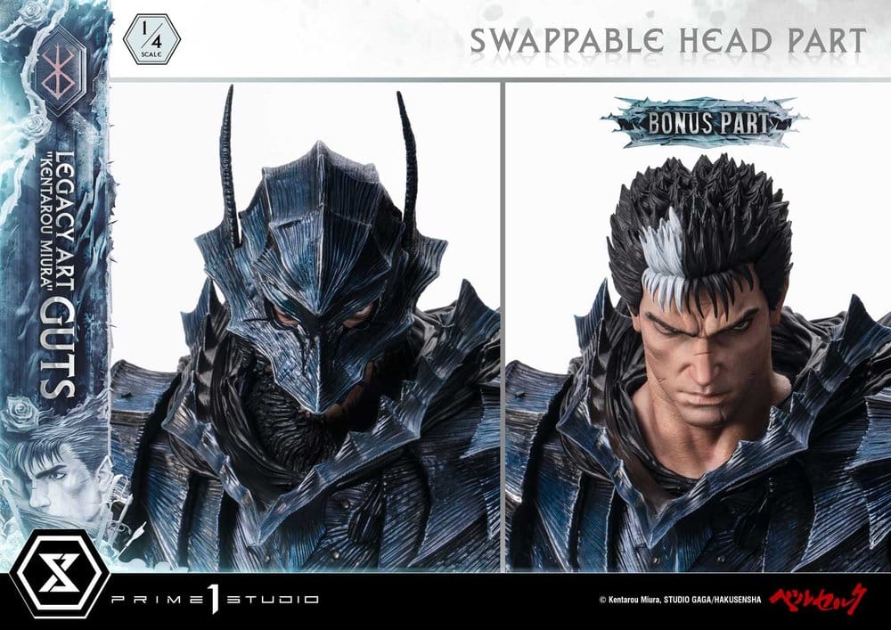 Berserk Legacy Art "Kentarou Miura" Statue 1/4 Guts Bonus Version 74 cm - Preorder - ETA: 25.07.2028