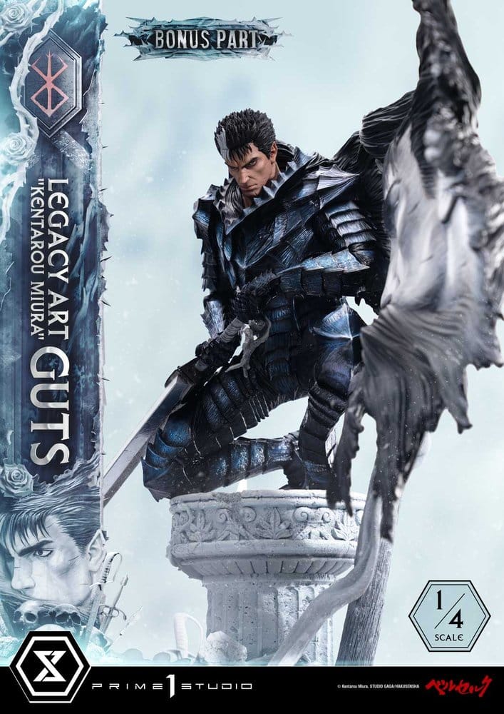 Berserk Legacy Art "Kentarou Miura" Statue 1/4 Guts Bonus Version 74 cm - Preorder - ETA: 25.07.2028