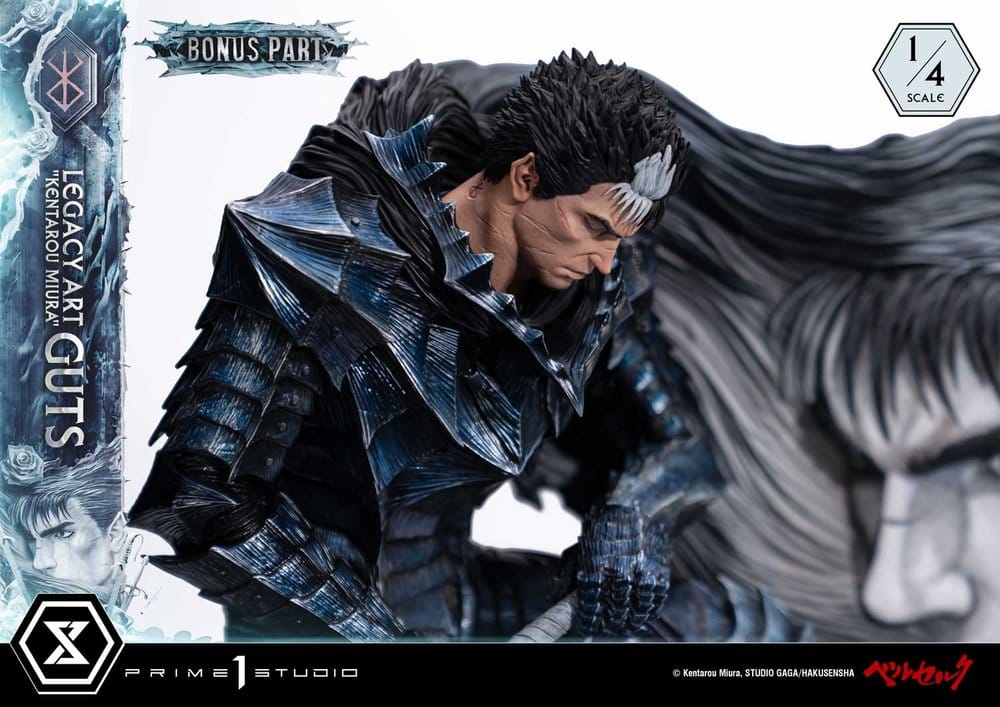 Berserk Legacy Art "Kentarou Miura" Statue 1/4 Guts Bonus Version 74 cm - Preorder - ETA: 25.07.2028