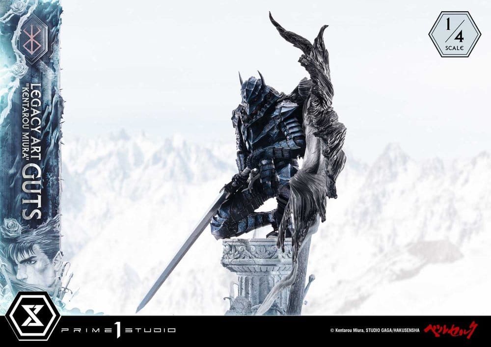 Berserk Legacy Art "Kentarou Miura" Statue 1/4 Guts Bonus Version 74 cm - Preorder - ETA: 25.07.2028