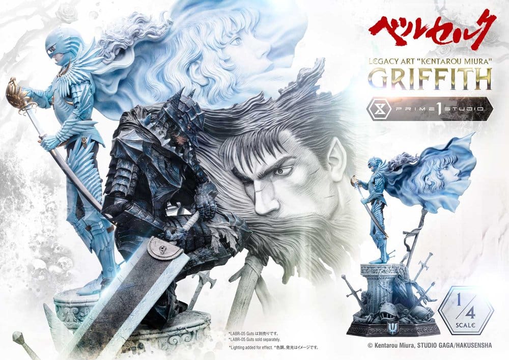 Berserk Legacy Art "Kentarou Miura" Statue 1/4 Griffith Bonus Version 93 cm - Preorder - ETA: 25.07.2028