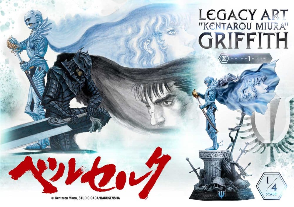 Berserk Legacy Art "Kentarou Miura" Statue 1/4 Griffith Bonus Version 93 cm - Preorder - ETA: 25.07.2028