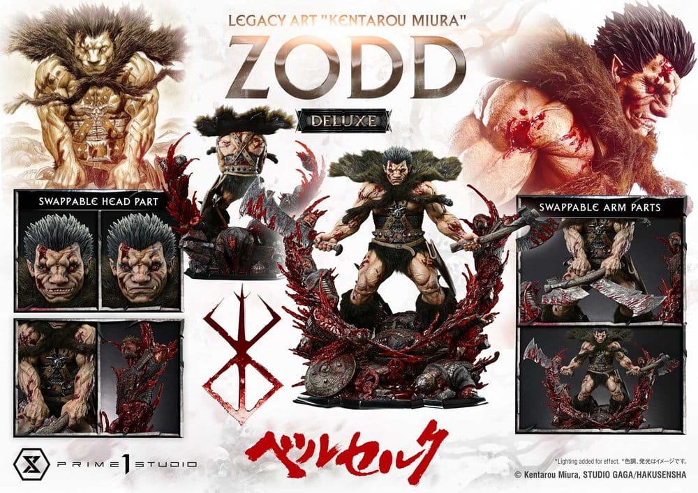 Berserk Legacy Art "Kentarou Miura" Statue 1/4 Zodd DX Bonus Version 88 cm - Preorder - ETA: 25.04.2028