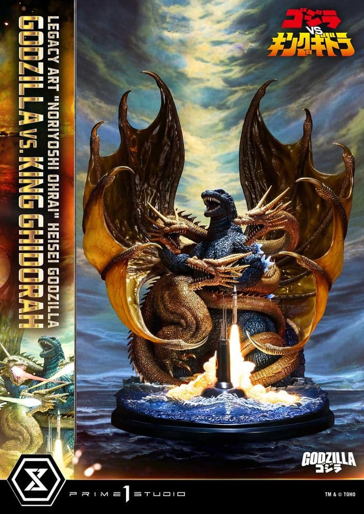 Godzilla Legacy Art "Noriyoshi Ohrai" Statue Heisei Godzilla Godzilla vs. King Ghidorah 82 cm - Preorder - ETA: 23.06.2028