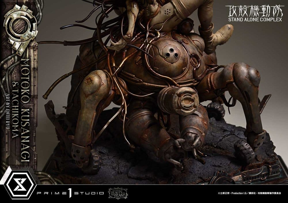 Ghost in the Shell Stand Alone Complex The Legend of Beauty and the Beast Statue 1/4 Motoko Kusanagi & Tachikoma Art by Entei Ryu 53 cm - Preorder - ETA: 28.12.2027