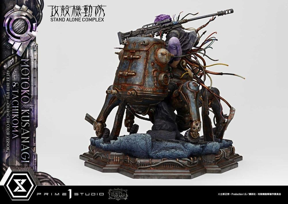 Ghost in the Shell Stand Alone Complex The Legend of Beauty and the Beast Statue 1/4 Motoko Kusanagi & Tachikoma Character color Art by Entei Ryu Bonus Version 53 cm - Preorder - ETA: 28.12.2027