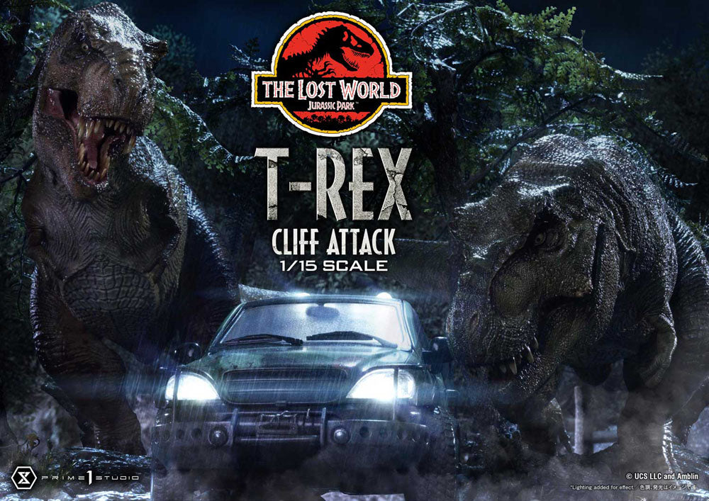 Jurassic World: The Lost World Statue 1/15 T-Rex Cliff Attack 53 cm   - Versand: 5-7 Tage nach Bestellung