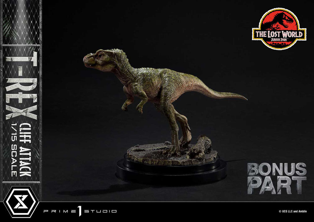 Jurassic World: The Lost World Statue 1/15 T-Rex Cliff Attack Bonus Version 53 cm  - Versand: 5-7 Tage nach Bestellung