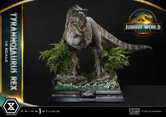 Jurassic World: Die Wiedergeburt Legacy Museum Collection Statue 1/6 Tyrannosaurus Rex Bonus Version 94 cm - Preorder - ETA: 25.01.2027