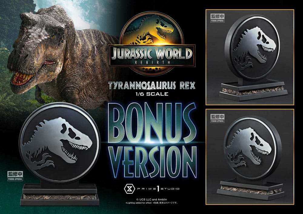Jurassic World: Die Wiedergeburt Legacy Museum Collection Statue 1/6 Tyrannosaurus Rex Bonus Version 94 cm - Preorder - ETA: 25.01.2027