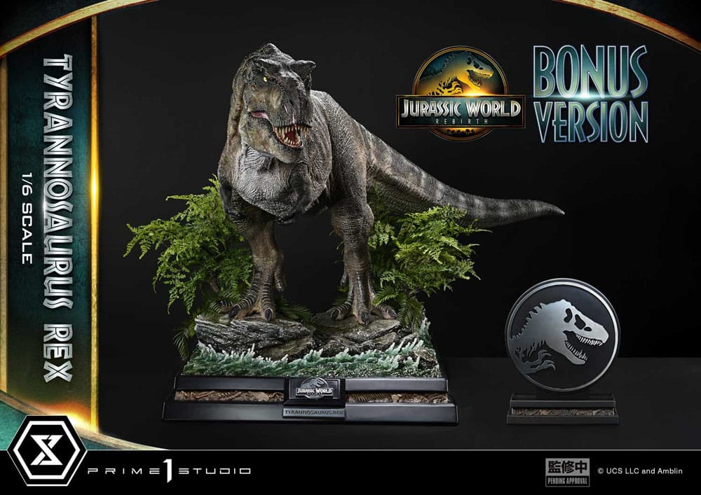 Jurassic World: Die Wiedergeburt Legacy Museum Collection Statue 1/6 Tyrannosaurus Rex Bonus Version 94 cm - Preorder - ETA: 25.01.2027