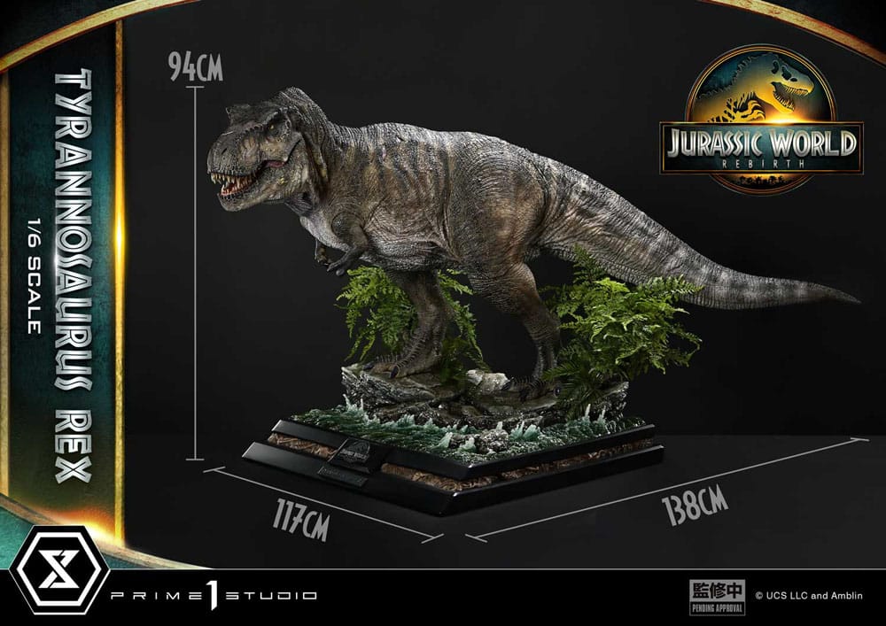 Jurassic World: Die Wiedergeburt Legacy Museum Collection Statue 1/6 Tyrannosaurus Rex Bonus Version 94 cm - Preorder - ETA: 25.01.2027