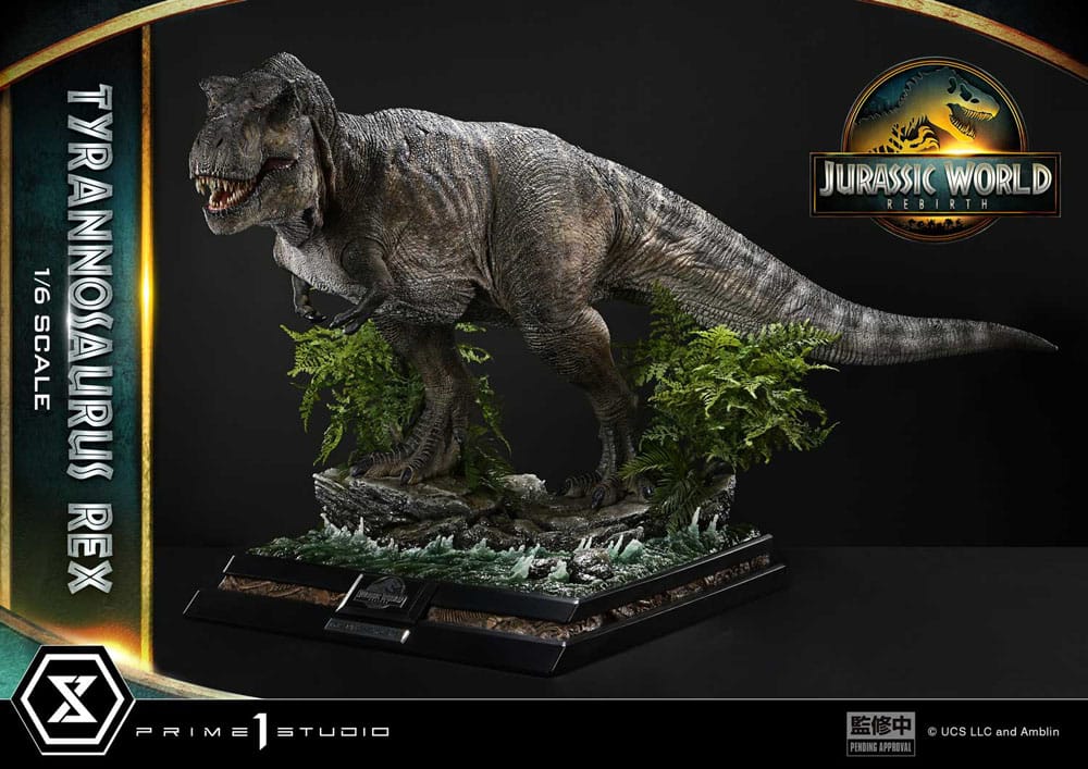Jurassic World: Die Wiedergeburt Legacy Museum Collection Statue 1/6 Tyrannosaurus Rex Bonus Version 94 cm - Preorder - ETA: 25.01.2027