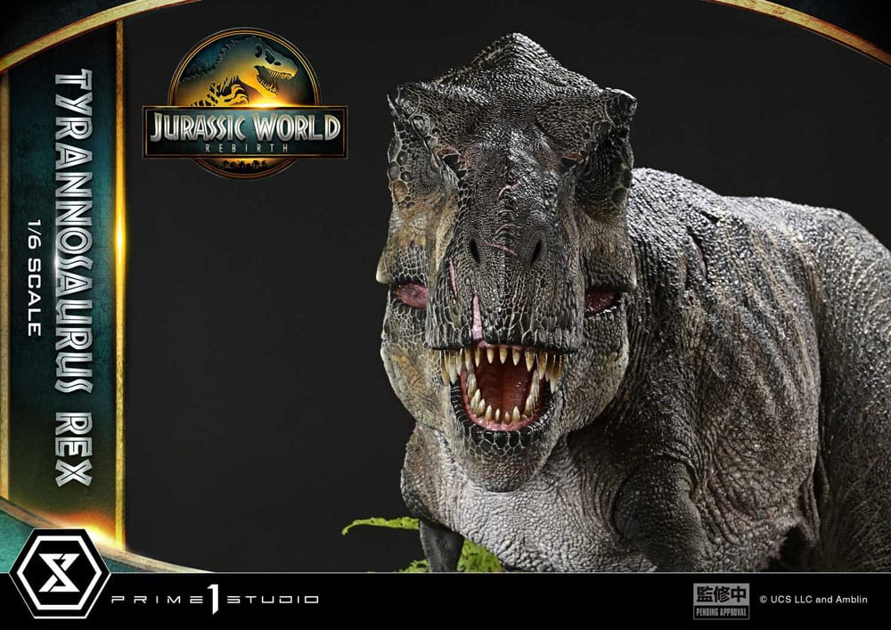 Jurassic World: Die Wiedergeburt Legacy Museum Collection Statue 1/6 Tyrannosaurus Rex Bonus Version 94 cm - Preorder - ETA: 25.01.2027