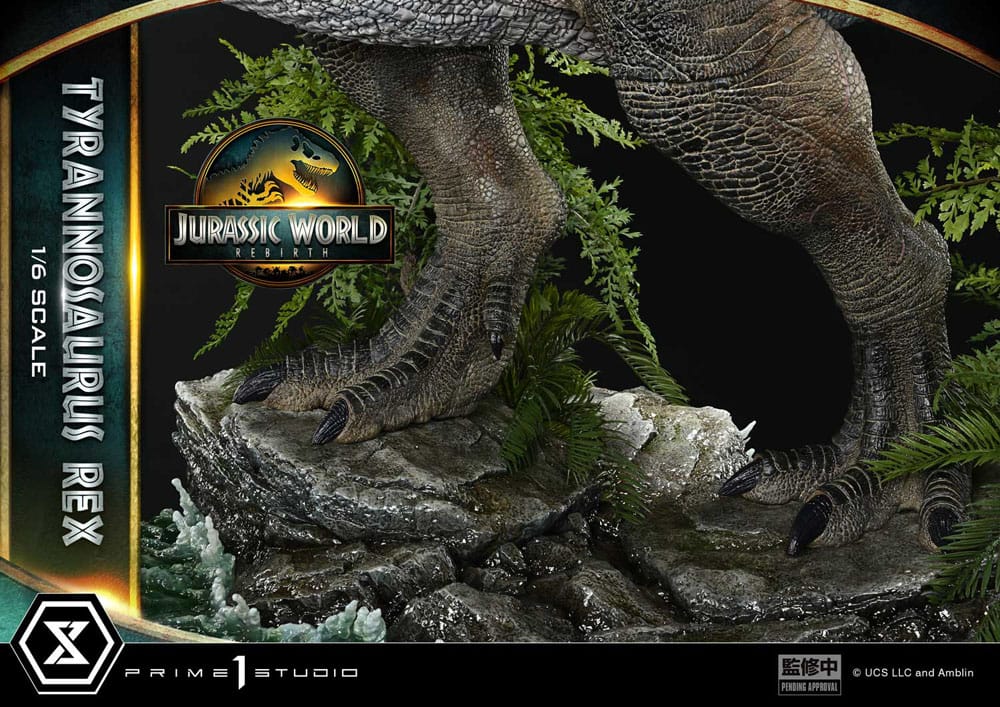 Jurassic World: Die Wiedergeburt Legacy Museum Collection Statue 1/6 Tyrannosaurus Rex Bonus Version 94 cm - Preorder - ETA: 25.01.2027