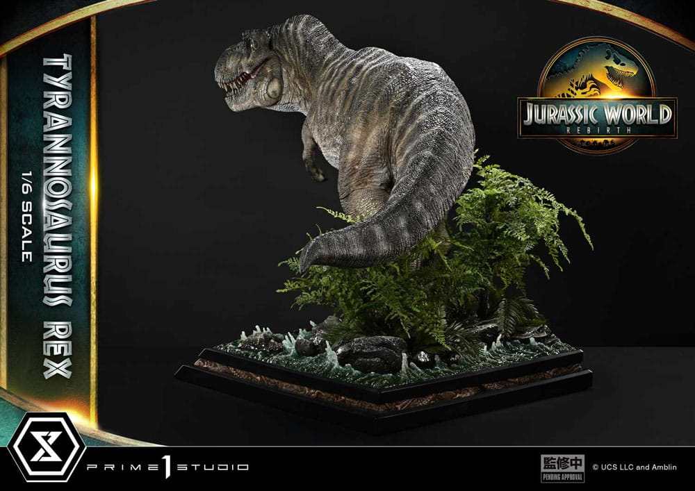 Jurassic World: Die Wiedergeburt Legacy Museum Collection Statue 1/6 Tyrannosaurus Rex Bonus Version 94 cm - Preorder - ETA: 25.01.2027