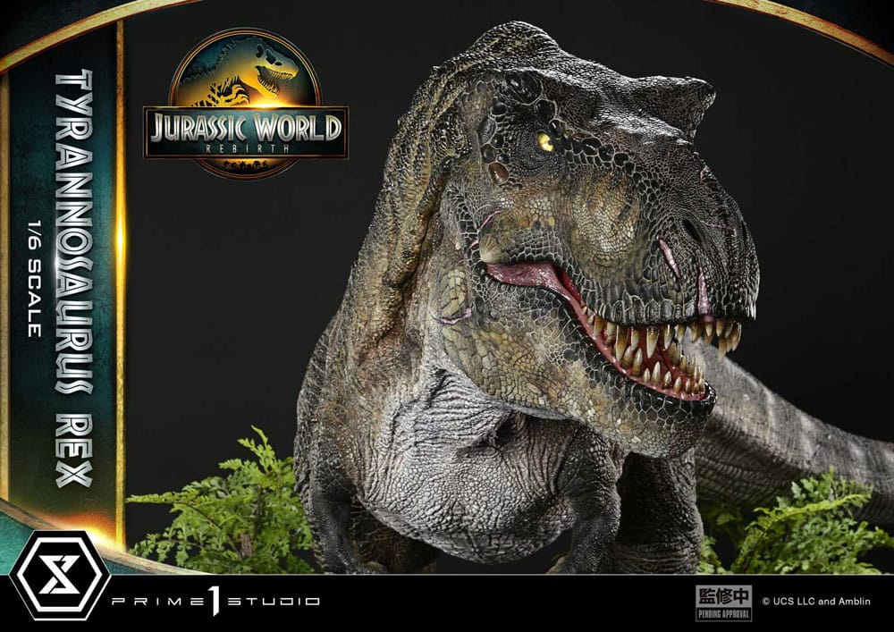 Jurassic World: Die Wiedergeburt Legacy Museum Collection Statue 1/6 Tyrannosaurus Rex Bonus Version 94 cm - Preorder - ETA: 25.01.2027
