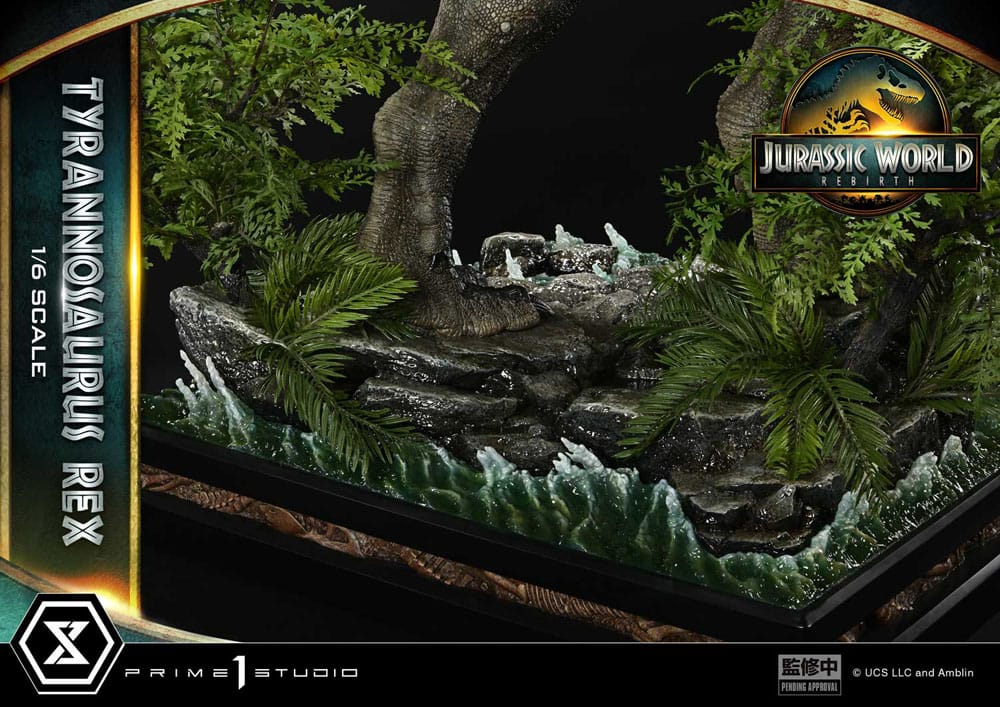Jurassic World: Die Wiedergeburt Legacy Museum Collection Statue 1/6 Tyrannosaurus Rex Bonus Version 94 cm - Preorder - ETA: 25.01.2027
