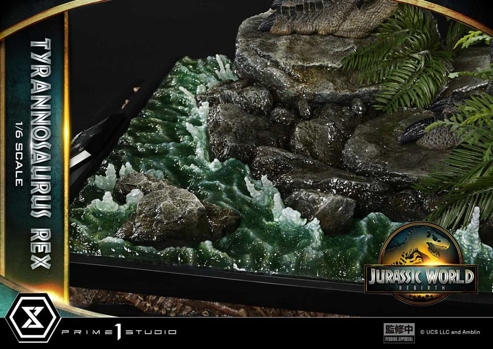 Jurassic World: Die Wiedergeburt Legacy Museum Collection Statue 1/6 Tyrannosaurus Rex Bonus Version 94 cm - Preorder - ETA: 25.01.2027