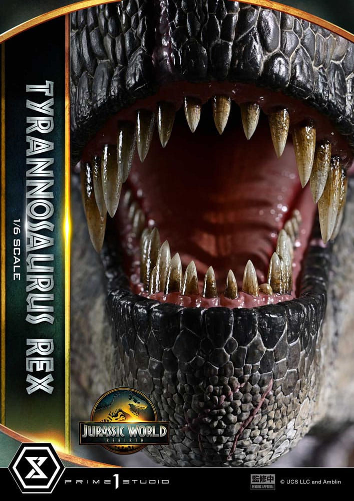 Jurassic World: Die Wiedergeburt Legacy Museum Collection Statue 1/6 Tyrannosaurus Rex Bonus Version 94 cm - Preorder - ETA: 25.01.2027