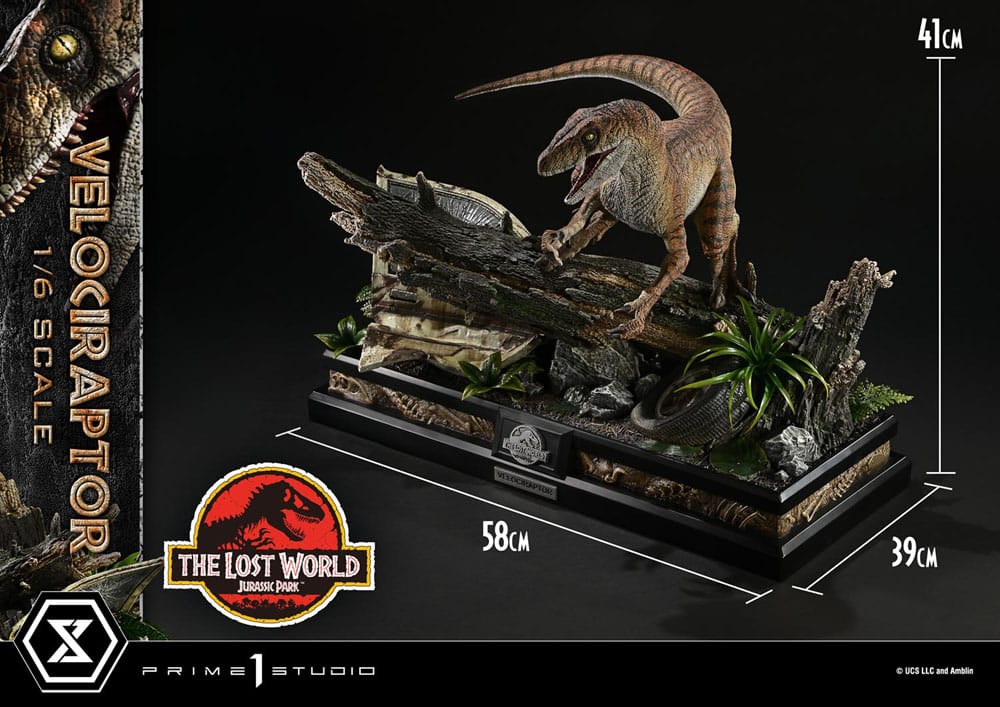 Jurassic Park II Legacy Museum Collection Statue 1/6 Velociraptor 41 cm  - Preorder - ETA: 25.05.2027