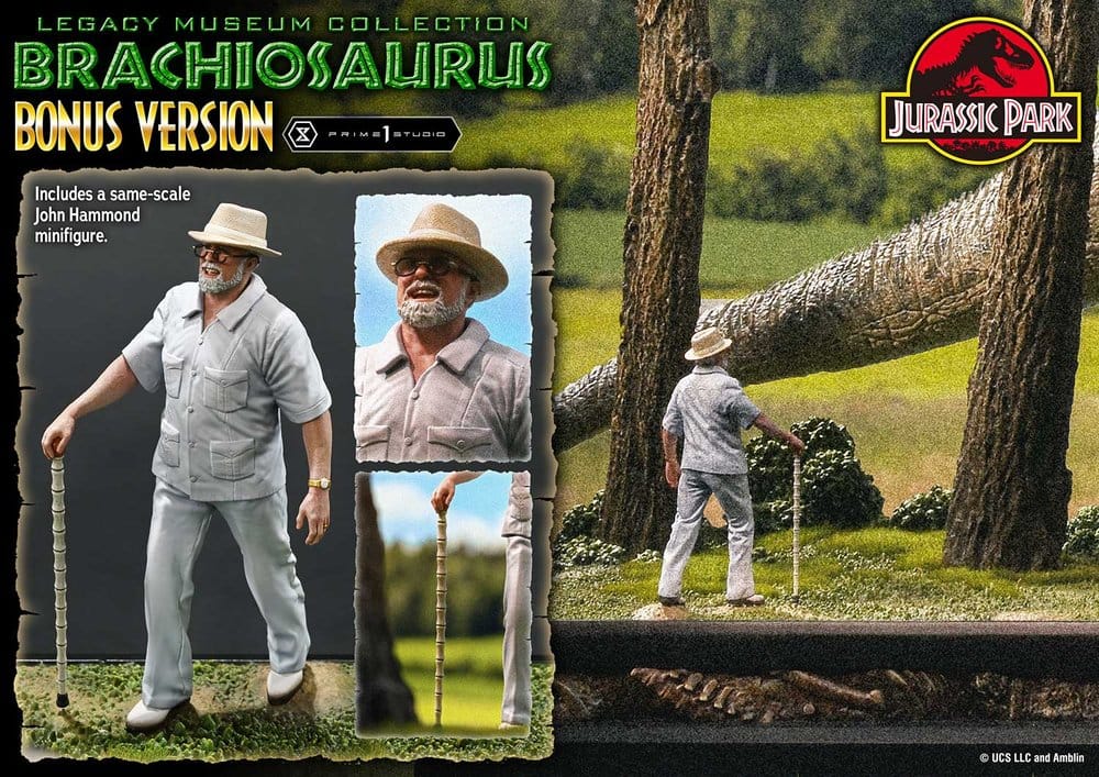 Jurassic Park (Film) Legacy Museum Collection Statue 1/15 Brachiosaurus Bonus Version 128 cm - Preorder - ETA: 24.05.2028