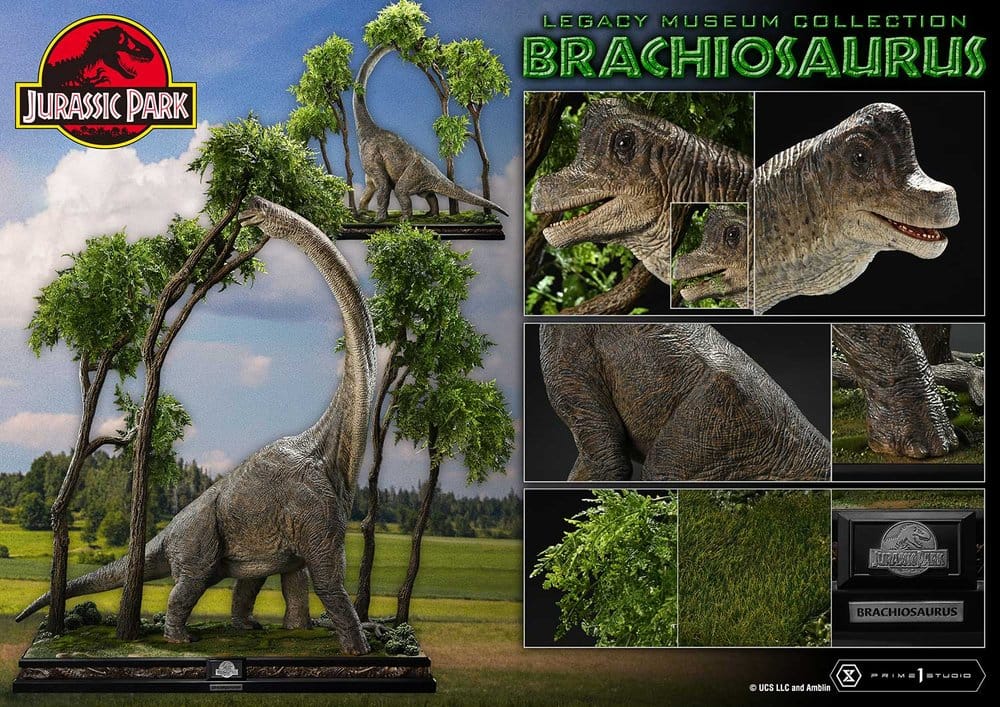 Jurassic Park (Film) Legacy Museum Collection Statue 1/15 Brachiosaurus Bonus Version 128 cm - Preorder - ETA: 24.05.2028