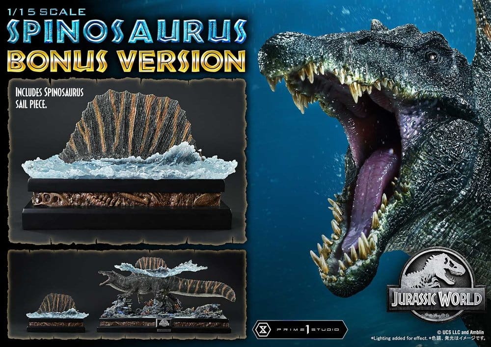 Jurassic World: Die Wiedergeburt (Film) Legacy Museum Collection Statue 1/15 Spinosaurus Bonus Version 39 cm - Preorder - ETA: 25.02.2028