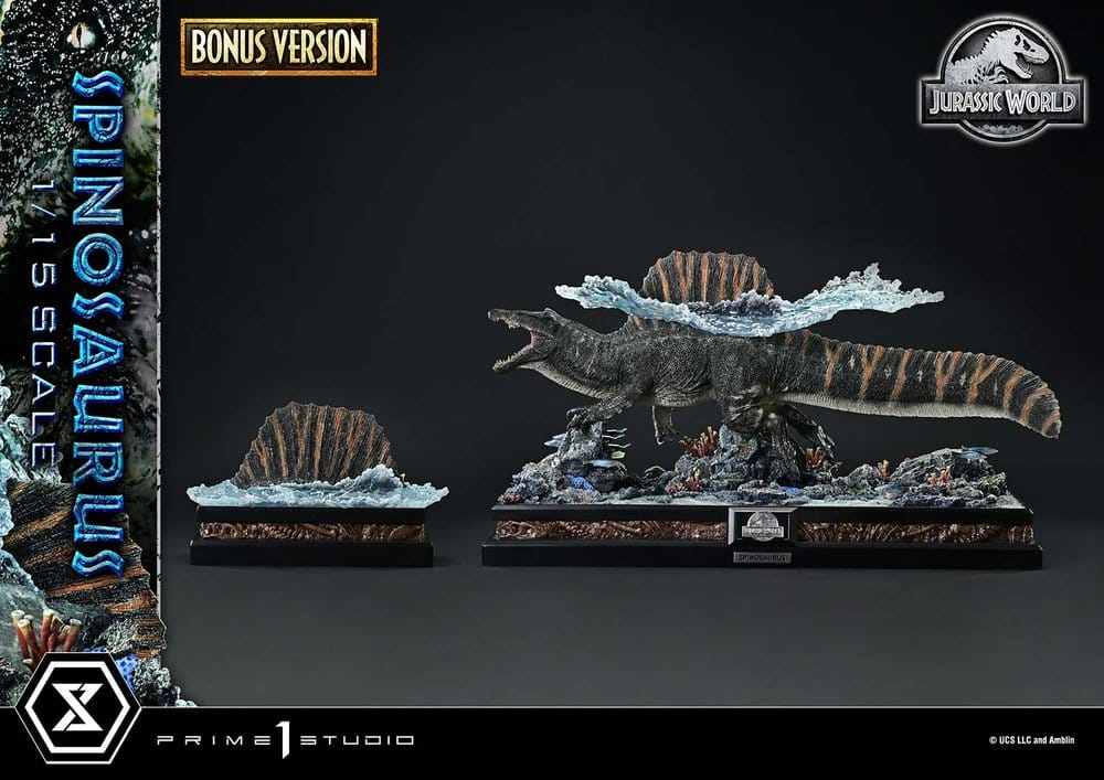 Jurassic World: Die Wiedergeburt (Film) Legacy Museum Collection Statue 1/15 Spinosaurus Bonus Version 39 cm - Preorder - ETA: 25.02.2028