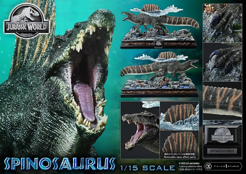 Jurassic World: Die Wiedergeburt (Film) Legacy Museum Collection Statue 1/15 Spinosaurus Bonus Version 39 cm - Preorder - ETA: 25.02.2028