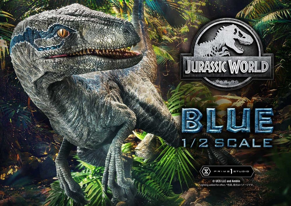 Jurassic World: Fallen Kingdom (Film) Legacy Museum Collection Statue 1/2 Blue 88 cm  - Preorder - ETA: 27.12.2027