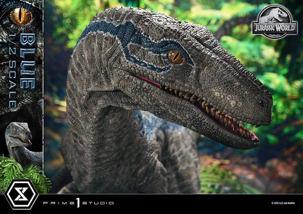 Jurassic World: Fallen Kingdom (Film) Legacy Museum Collection Statue 1/2 Blue 88 cm  - Preorder - ETA: 27.12.2027