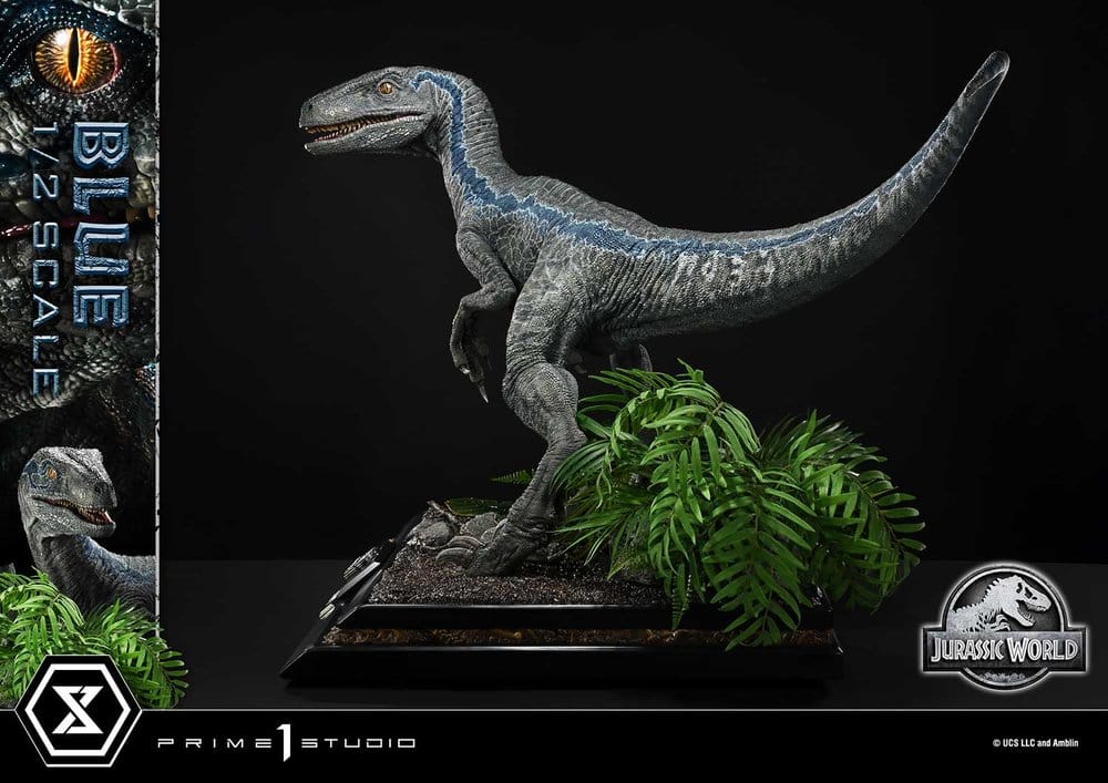Jurassic World: Fallen Kingdom (Film) Legacy Museum Collection Statue 1/2 Blue 88 cm  - Preorder - ETA: 27.12.2027