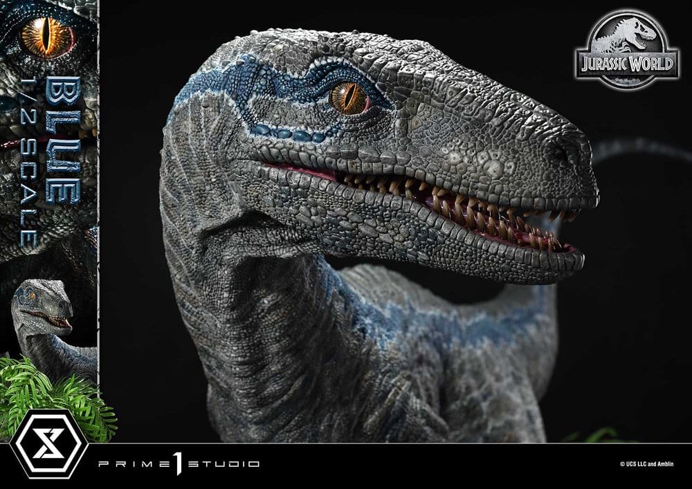Jurassic World: Fallen Kingdom (Film) Legacy Museum Collection Statue 1/2 Blue 88 cm  - Preorder - ETA: 27.12.2027