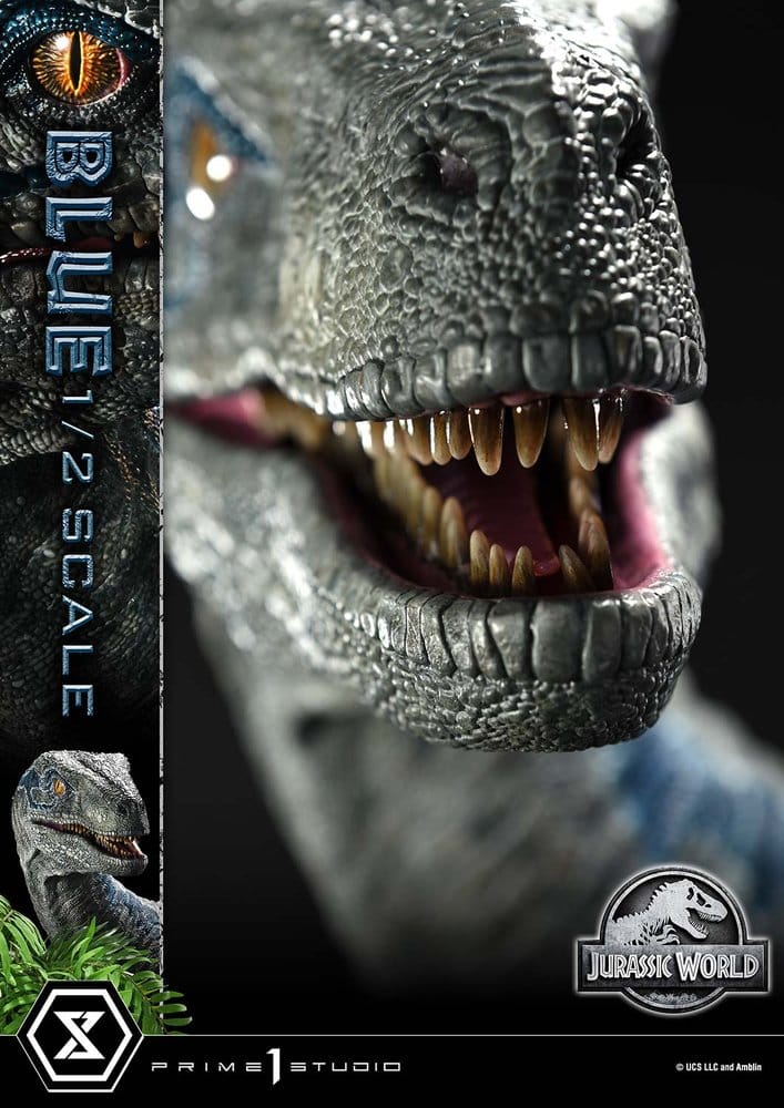 Jurassic World: Fallen Kingdom (Film) Legacy Museum Collection Statue 1/2 Blue 88 cm  - Preorder - ETA: 27.12.2027