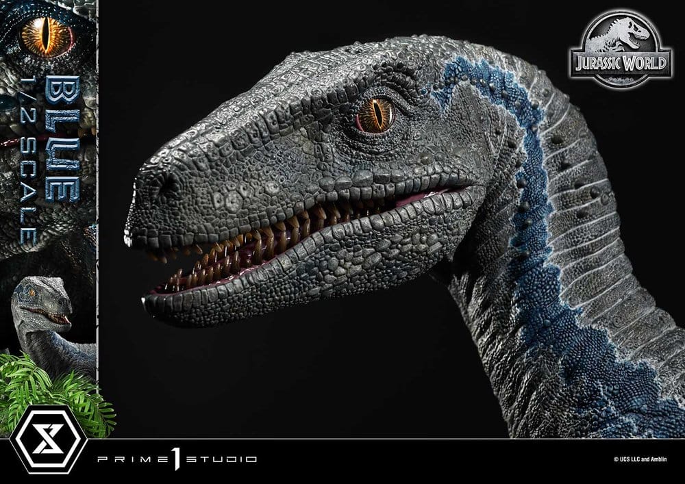 Jurassic World: Fallen Kingdom (Film) Legacy Museum Collection Statue 1/2 Blue 88 cm  - Preorder - ETA: 27.12.2027