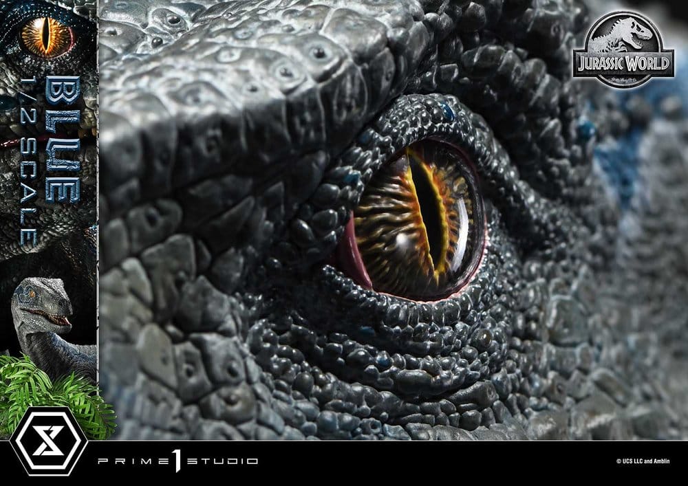 Jurassic World: Fallen Kingdom (Film) Legacy Museum Collection Statue 1/2 Blue 88 cm  - Preorder - ETA: 27.12.2027