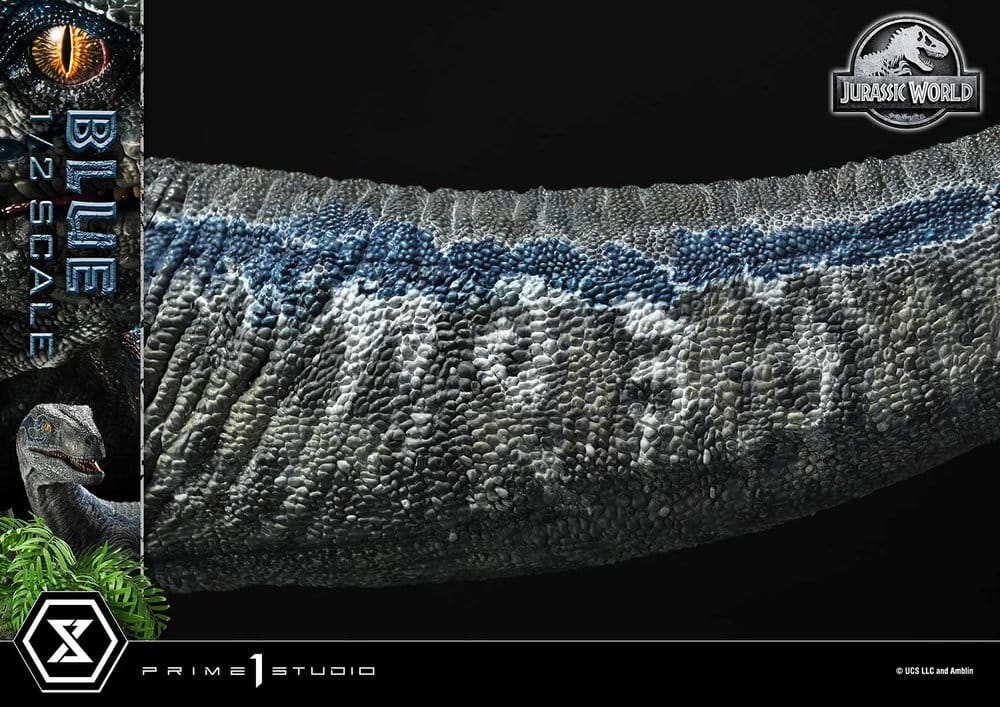 Jurassic World: Fallen Kingdom (Film) Legacy Museum Collection Statue 1/2 Blue 88 cm  - Preorder - ETA: 27.12.2027