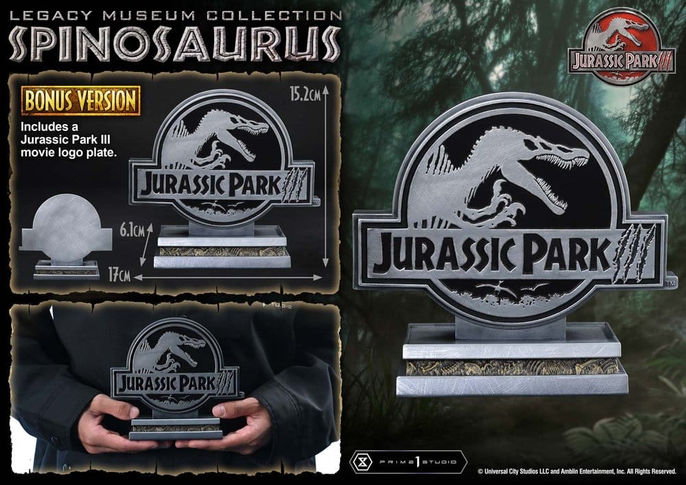 Jurassic Park Legacy Museum Collection Statue 1/6 Spinosaurus Bonus Version 134 cm - Preorder - ETA: 25.08.2028