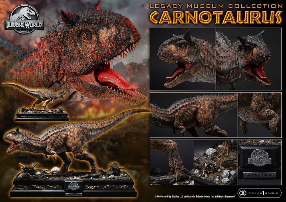 Jurassic World: Fallen Kingdom Legacy Museum Collection Statue 1/15 Carnotaurus 38 cm - Preorder - ETA: 23.06.2028