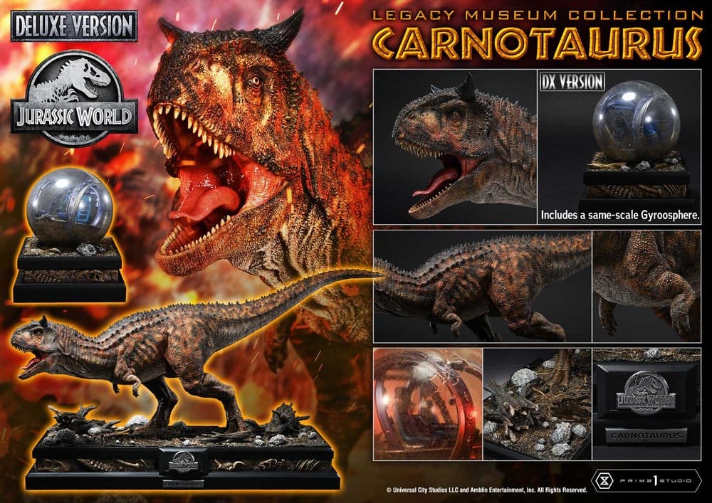 Jurassic World: Fallen Kingdom Legacy Museum Collection Statue 1/15 Carnotaurus Deluxe 38 cm - Preorder - ETA: 23.06.2028